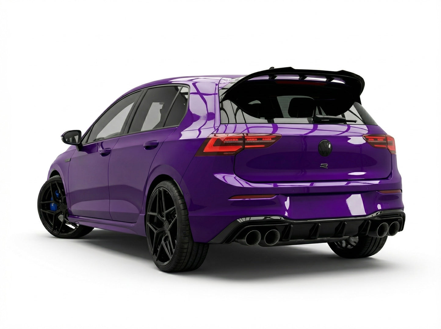 Diffusore Posteriore R look per volkswagen GOLF MK8 GTI (2020+)