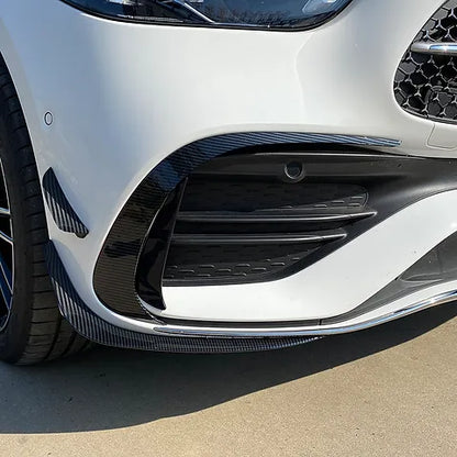 Front lip Paraurti Anteriore Per Mercedes Classe C W206 Nero lucido/Carbon look (21-24)