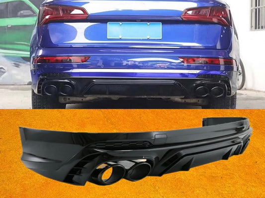 Diffusore Posteriore Stile RS per Audi Q5 FY S-line (18-20)