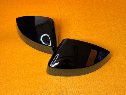 Coppia Calotte Specchio Retrovisore per Audi A3 8V Nero Lucido/Carbon look