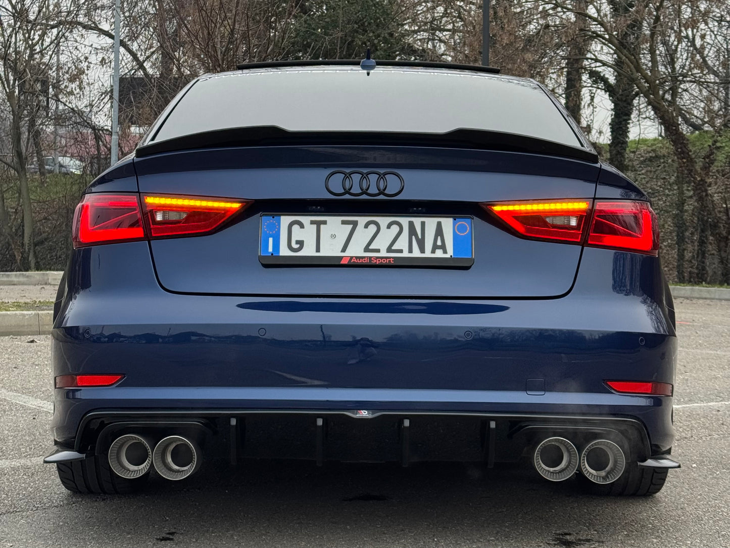 Terminale Doppio Scarico Auto Universale AK