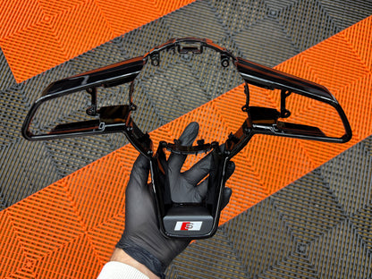 Cornice Volante Audi TT MK3 Nero Lucido/Carbon fiber