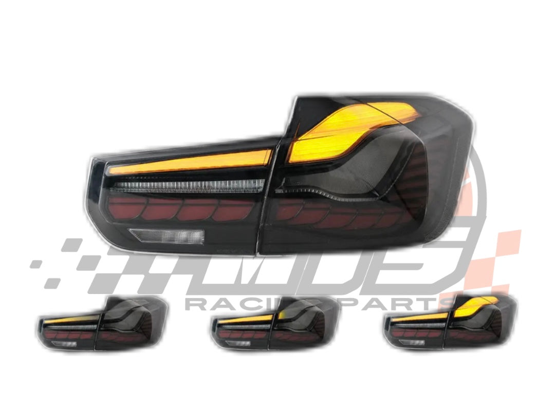 Coppia Fanali Posteriori Dinamici Full Led Fumè per Bmw 3 F30 M3 F80