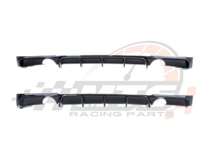 Diffusore Posteriore Stile M per Bmw Serie 3 F30 F31 F35 Carbon look Nero lucido (12-20)
