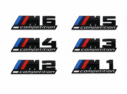 Badge M Competition Posteriore per Bmw 1 2 3 4 5