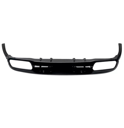 Diffusore Posteriore Stile C63 AMG per Mercedes Classe C W205 Coupè/Berlina (nero lucido)