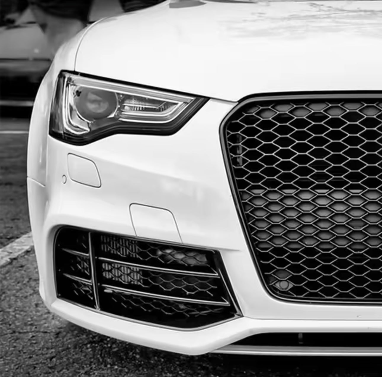 Griglia Paraurti Anteriore Fendinebbia per Audi A5 RS5 B8.5 (08-16)
