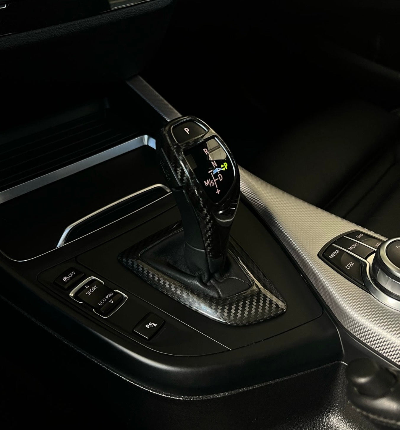 Cover Pomello Real Carbon Fiber per Bmw serie F