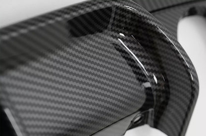 Diffusore Posteriore Stile M per Bmw Serie 3 F30 F31 F35 Carbon look Nero lucido (12-20)