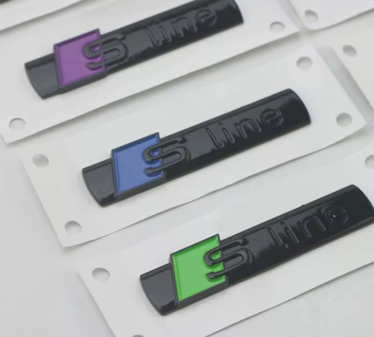 Badge S-LINE per Modelli Audi 2pz (vari colori)