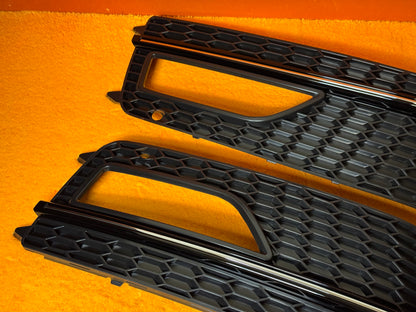 Griglia Paraurti Anteriore Fendinebbia per Audi A4 S4 S-line B8.5 (13-15)