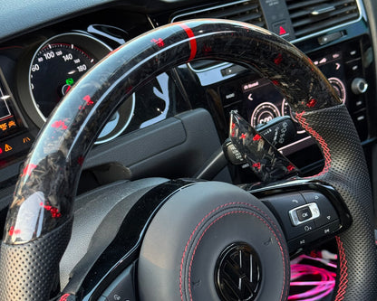 Paddle Volante DSG Real Carbon Forged Palette per VW GOLF MK7 7.5 SCIROCCO POLO