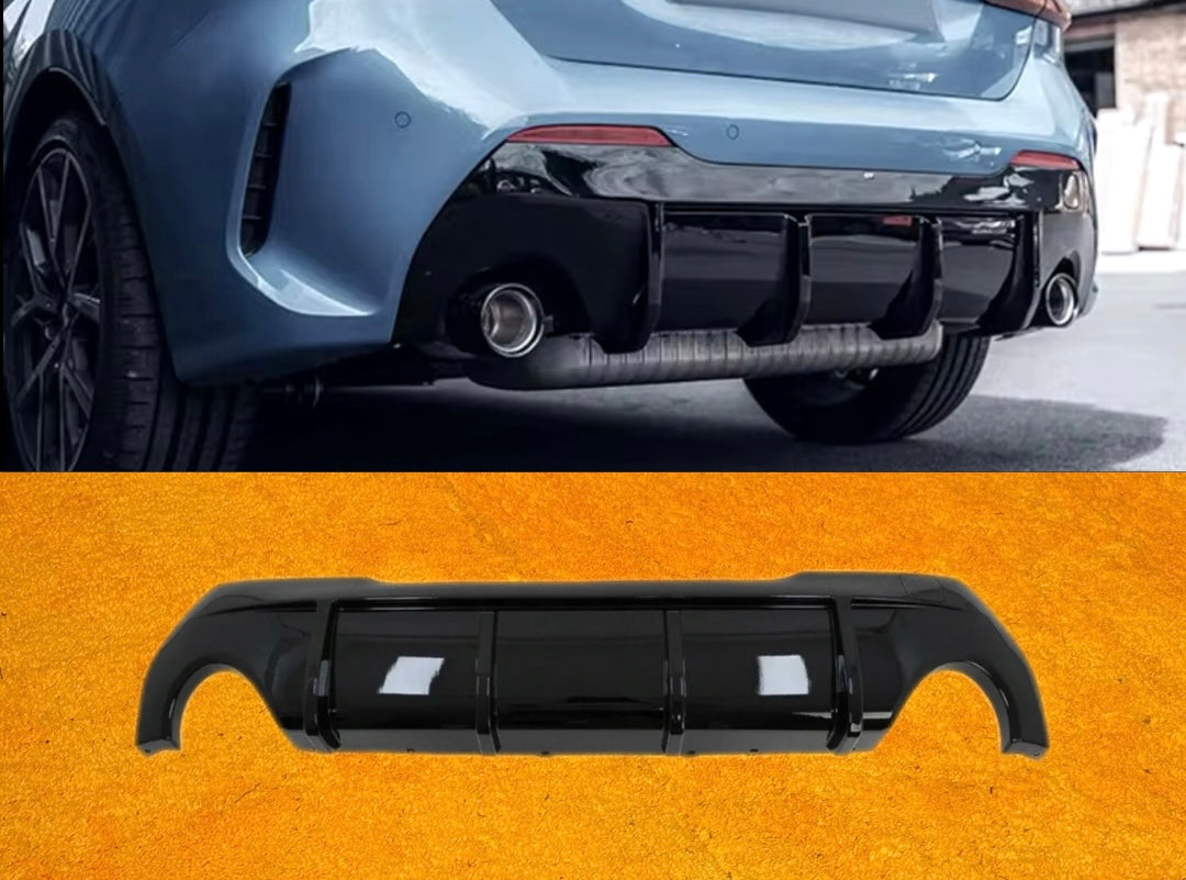 Diffusore Posteriore Stile M per Bmw Serie 1 F40 Nero lucido (20-24)