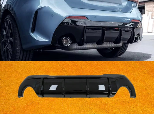 Diffusore Posteriore Stile M per Bmw Serie 1 F40 Nero lucido (20-24)