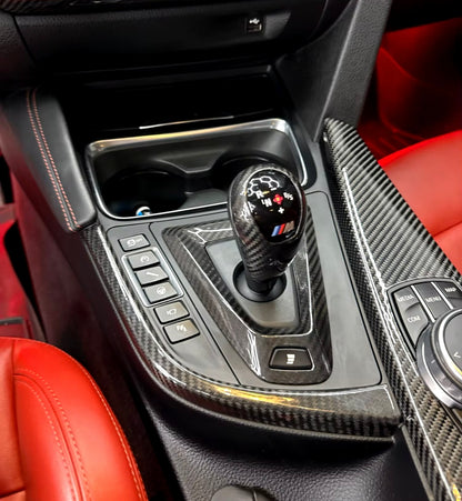 Copertura Console Centrale Real Carbon Fiber per Bmw 3 M3 4 M4