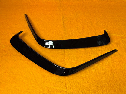 Rear lip Paraurti Posteriore Per Mercedes Classe CLA C117 Nero lucido/Carbon look (13-18)