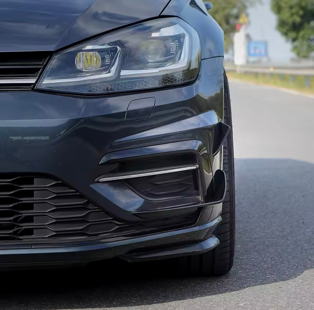 Front lip Paraurti Anteriore Per Volkswagen Golf MK7.5 Gti Gtd Rline R