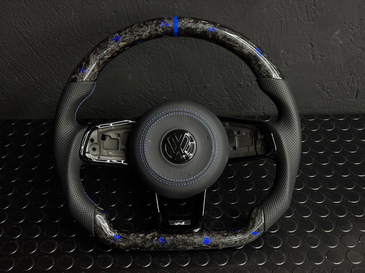 Volante Volkswagen Carbon Forged Personalizzato per Golf - Polo - Scirocco (configuralo)