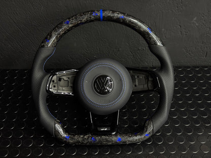 Volante Volkswagen Carbon Forged Personalizzato per Golf - Polo - Scirocco (configuralo)