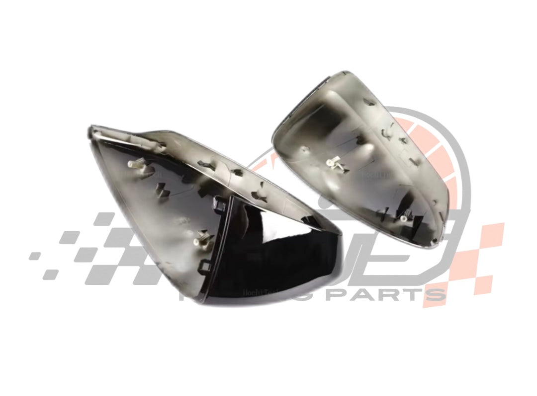 Coppia Calotte Specchio Retrovisore per Audi A3 8Y Nero Lucido/Carbon look