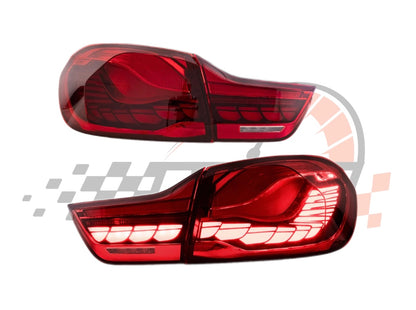 Coppia Fanali Posteriori Dinamici Full Led Fumè per Bmw 4 F32 M4 F82