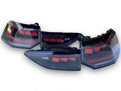 Coppia Fanali Posteriori Dinamici IQ light Fumè Restyling per Golf MK8 MK8.5