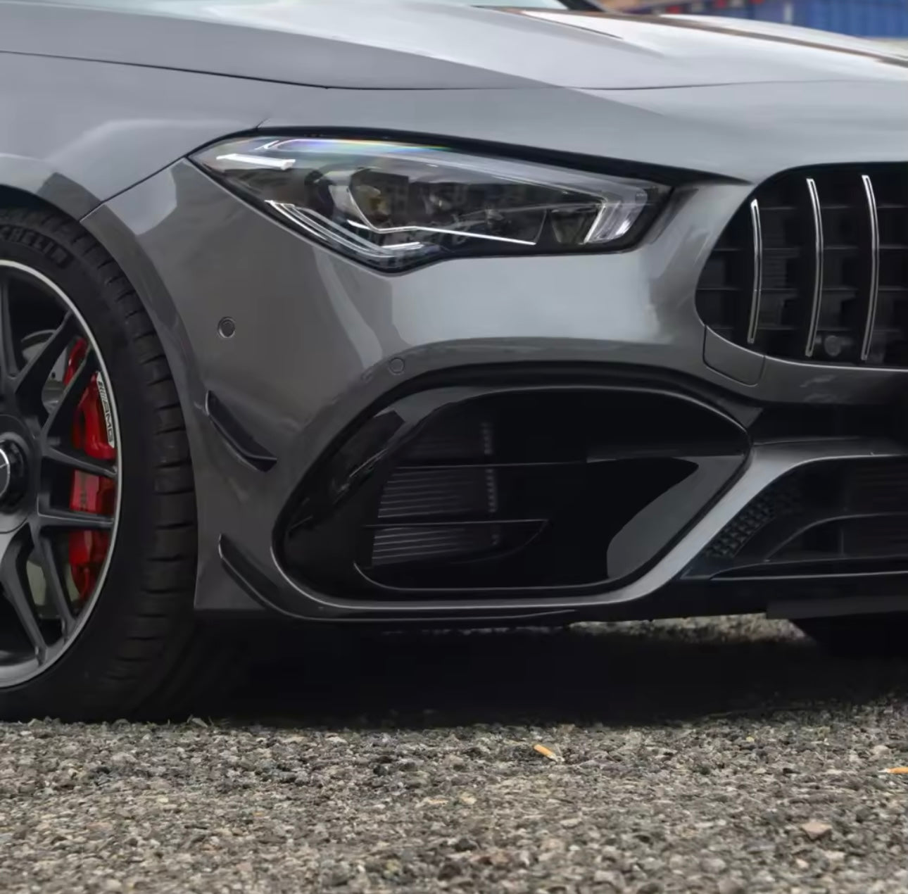 Griglia Paraurti Anteriore Fendinebbia per Mercedes CLA 45 C118 (19-24)
