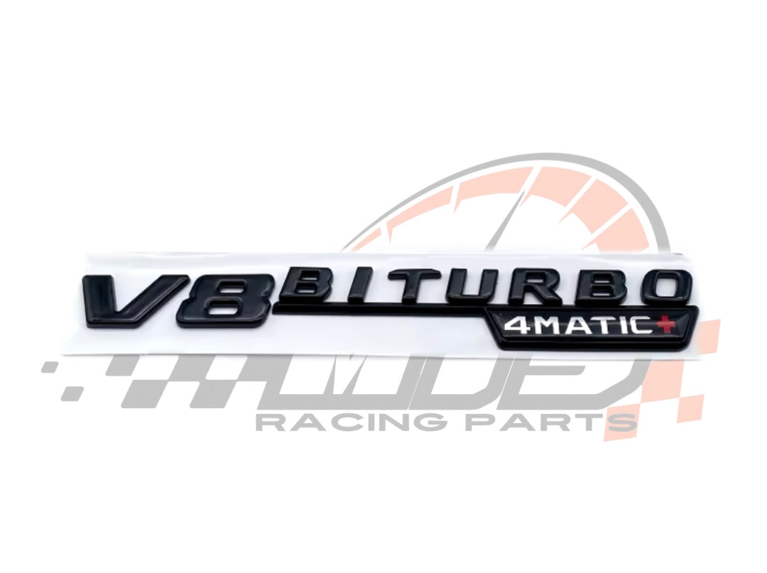 Badge Laterale V8 BITURBO 4matic per Mercedes Classe C W 204 W205 W206