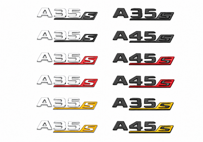 Badge A35s A45s Posteriore per Mercedes Classe A W176 W177