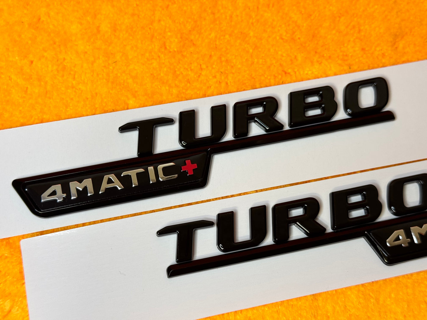 Badge Laterale TURBO 4matic +  per Mercedes Classe A W176 W177