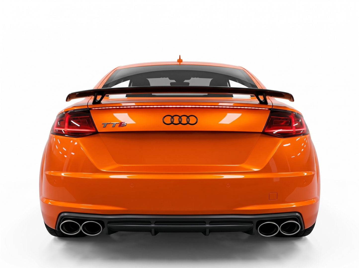 Spoiler posteriore nero lucido per Audi TT MK3 (15-23)