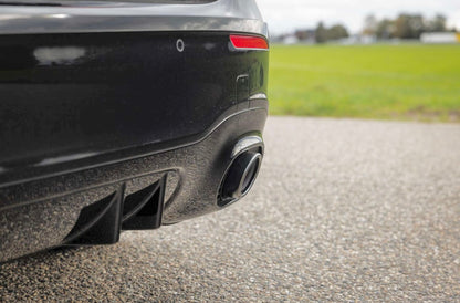 Diffusore Posteriore Stile A35 AMG per Mercedes Classe A W177 (nero lucido)