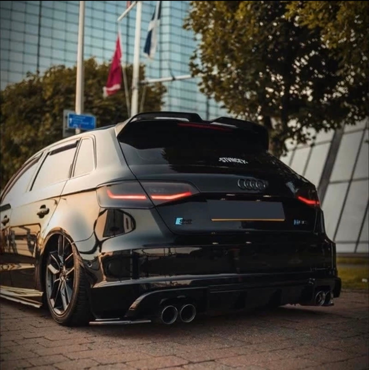 Spoiler Posteriore per AUDI A3 S3 RS3 8V (13-20)