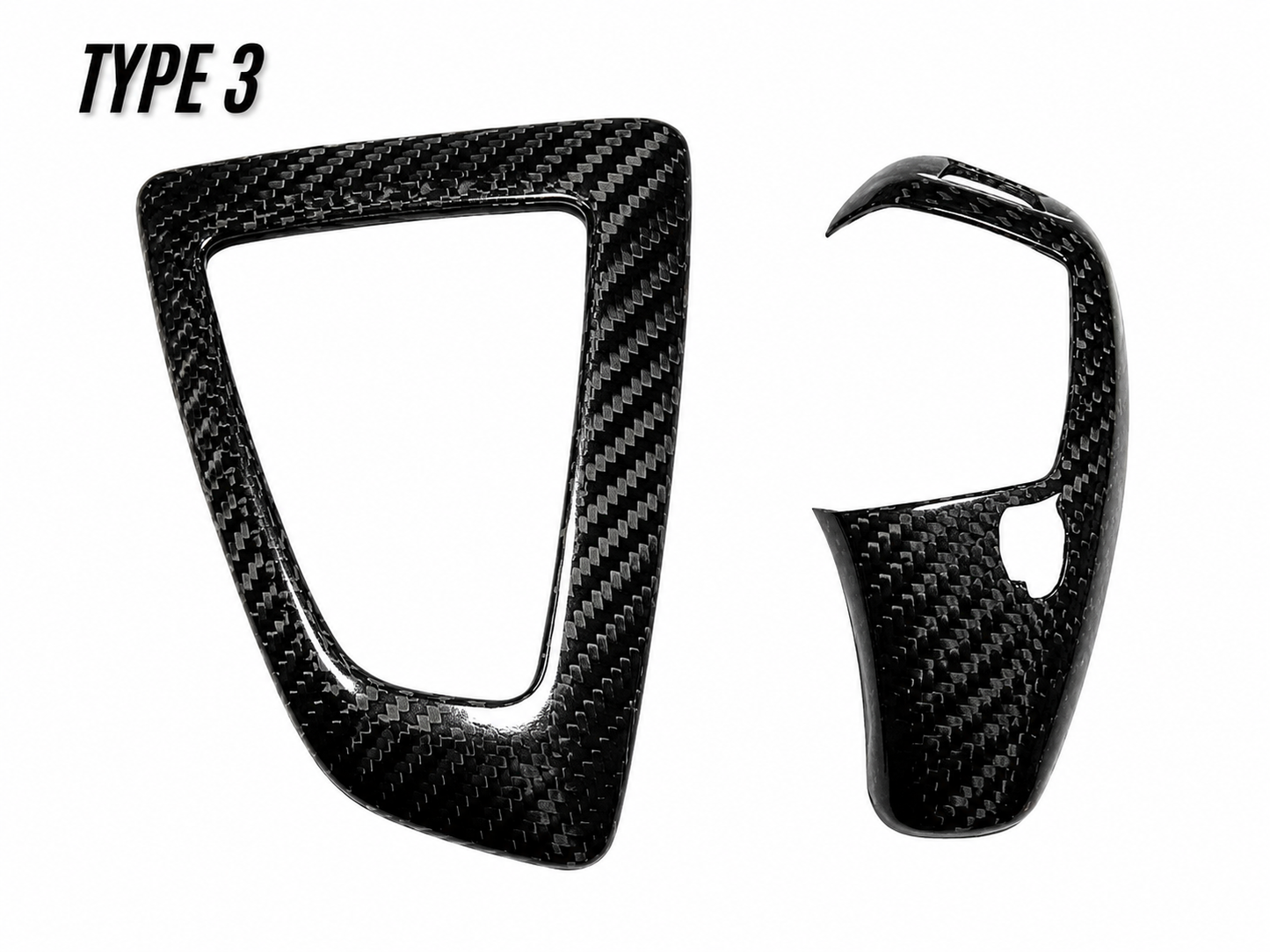 Cover pomello cambio Real Carbon Fiber per Bmw serie F