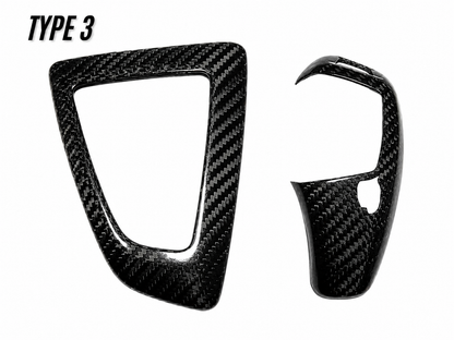 Cover pomello cambio Real Carbon Fiber per Bmw serie F
