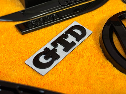 Badge Posteriore Scritta GTD GTI GOLF per VW Golf MK6 MK7 7.5 (vari colori)