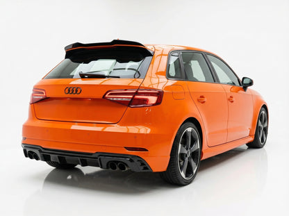 Diffusore Posteriore Doppia uscita per Audi A3 8V Sline S3(17-20)