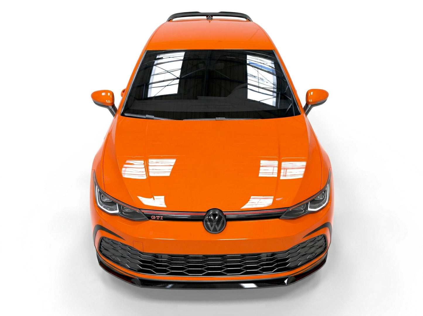 APEX - Lama spoiler anteriore V2 per VW Golf MK8 GTI / GTE / GTD / R-Line (2020-2024)