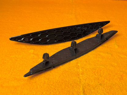 Riflettori Posteriori a Nido d'ape Nero Lucido per VW Golf 7