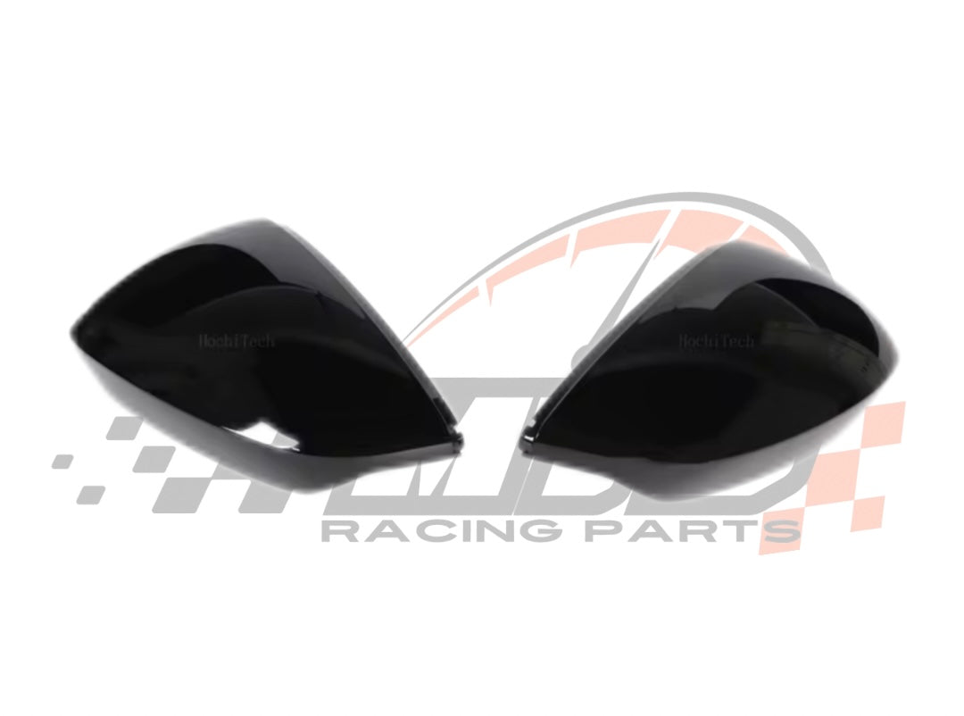 Coppia Calotte Specchio Retrovisore per Audi A3 8Y Nero Lucido/Carbon look