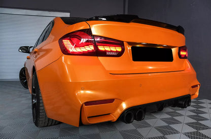 Coppia Fanali Posteriori Dinamici Full Led Fumè per Bmw 3 F30 M3 F80