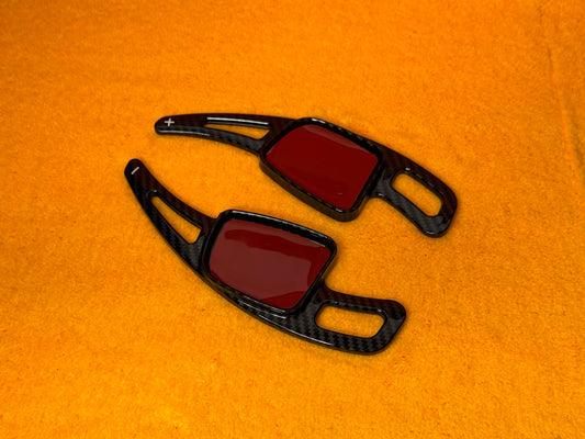 Paddle Volante Palette Carbon look per Audi A3 A4 A5 TT Q3 Q5