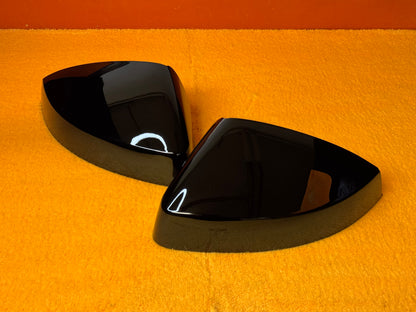 Coppia Calotte Specchio Retrovisore per Audi A3 8V Nero Lucido/Carbon look