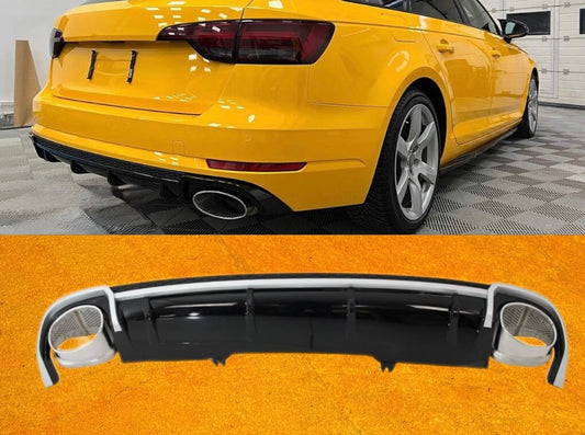 Diffusore Posteriore Stile RS per Audi A4 B9 Standard(16-18)