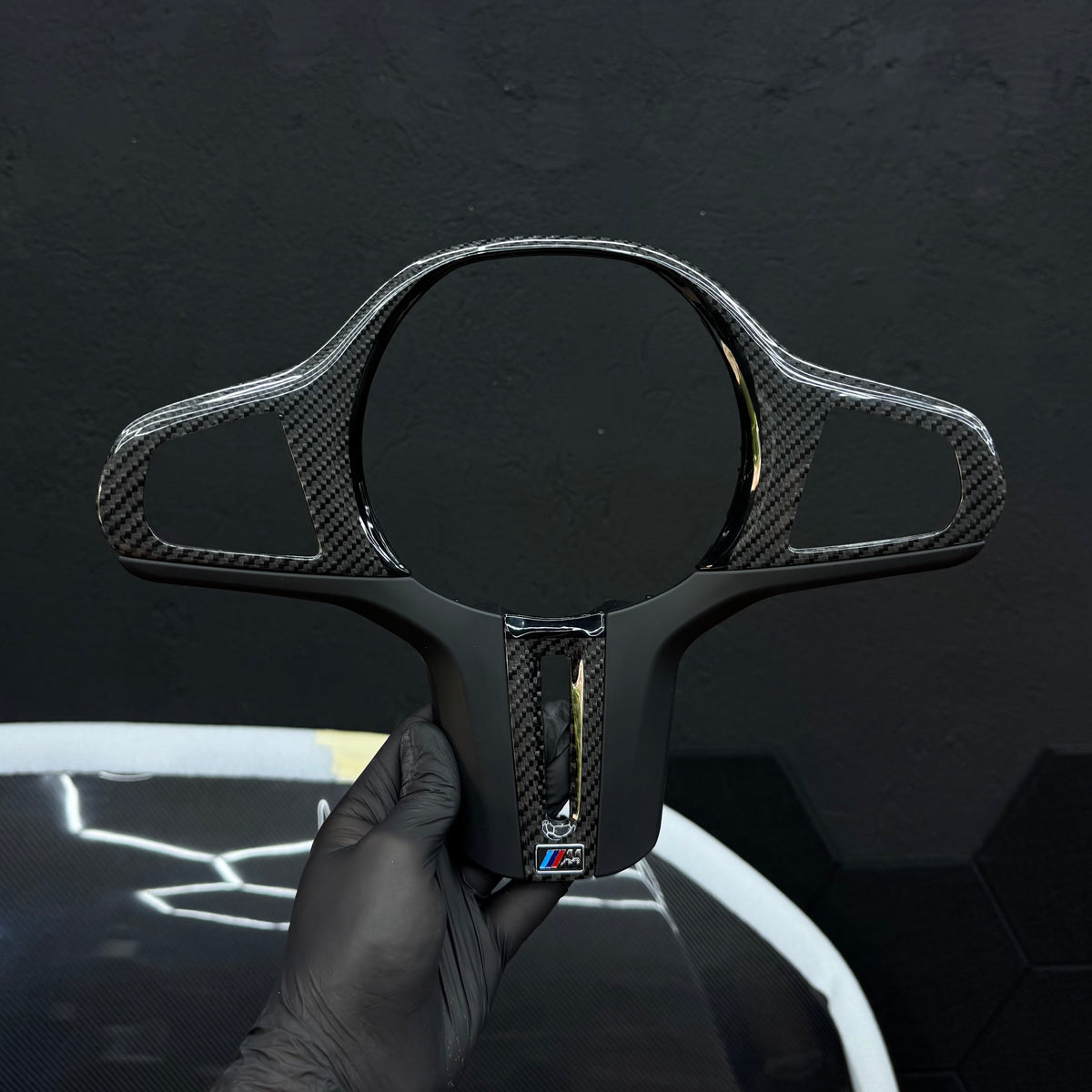Cornice volante per Bmw - Real carbon fiber