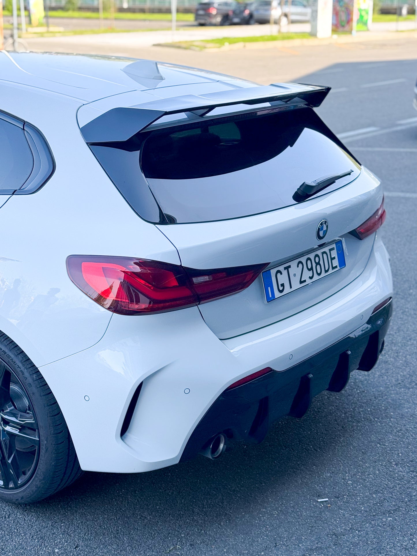 Diffusore Posteriore Stile M per Bmw Serie 1 F40 Nero lucido (20-24)