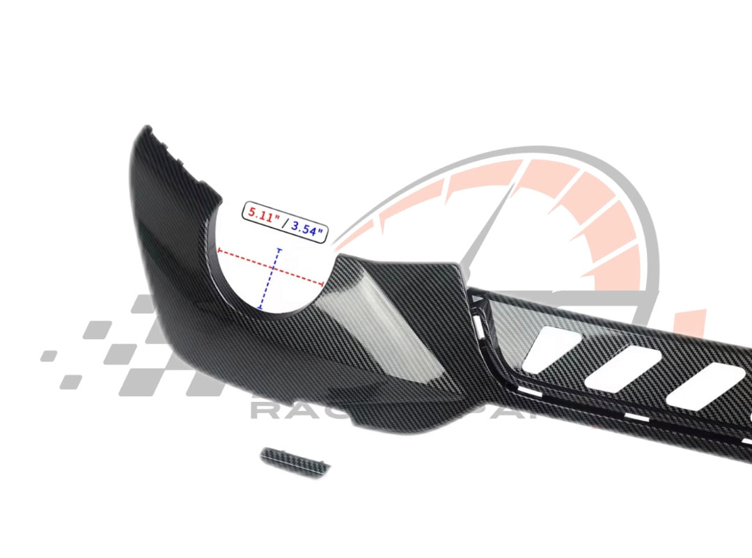 Diffusore Posteriore Stile M per Bmw Serie 3 G20 Carbon look/Nero lucido (19-21)