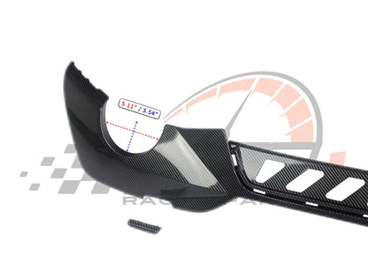 Diffusore Posteriore Stile M per Bmw Serie 3 G20 Carbon look/Nero lucido (19-21)