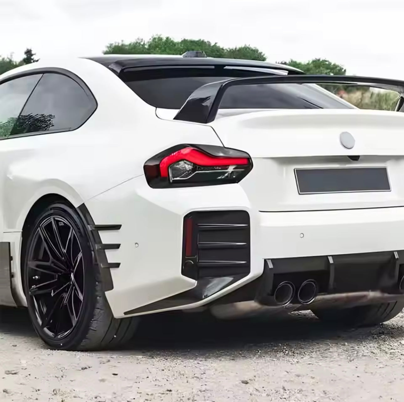 Rear lip Paraurti Posteriore Per Bmw 2 G87 M2 Msport (20-24)