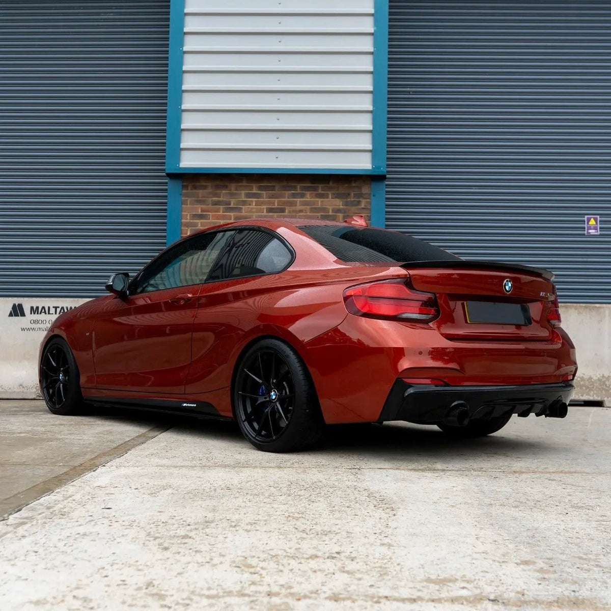 Diffusore posteriore stile M per Bmw Serie 2 F22 F23 (14-19)